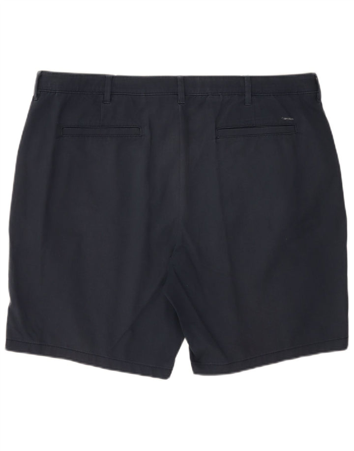 Calvin Klein Short Chino Homme W40 XL Bleu Marine Coton