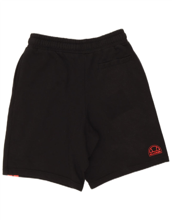 Ellesse Short de sport homme petit coton rayé noir