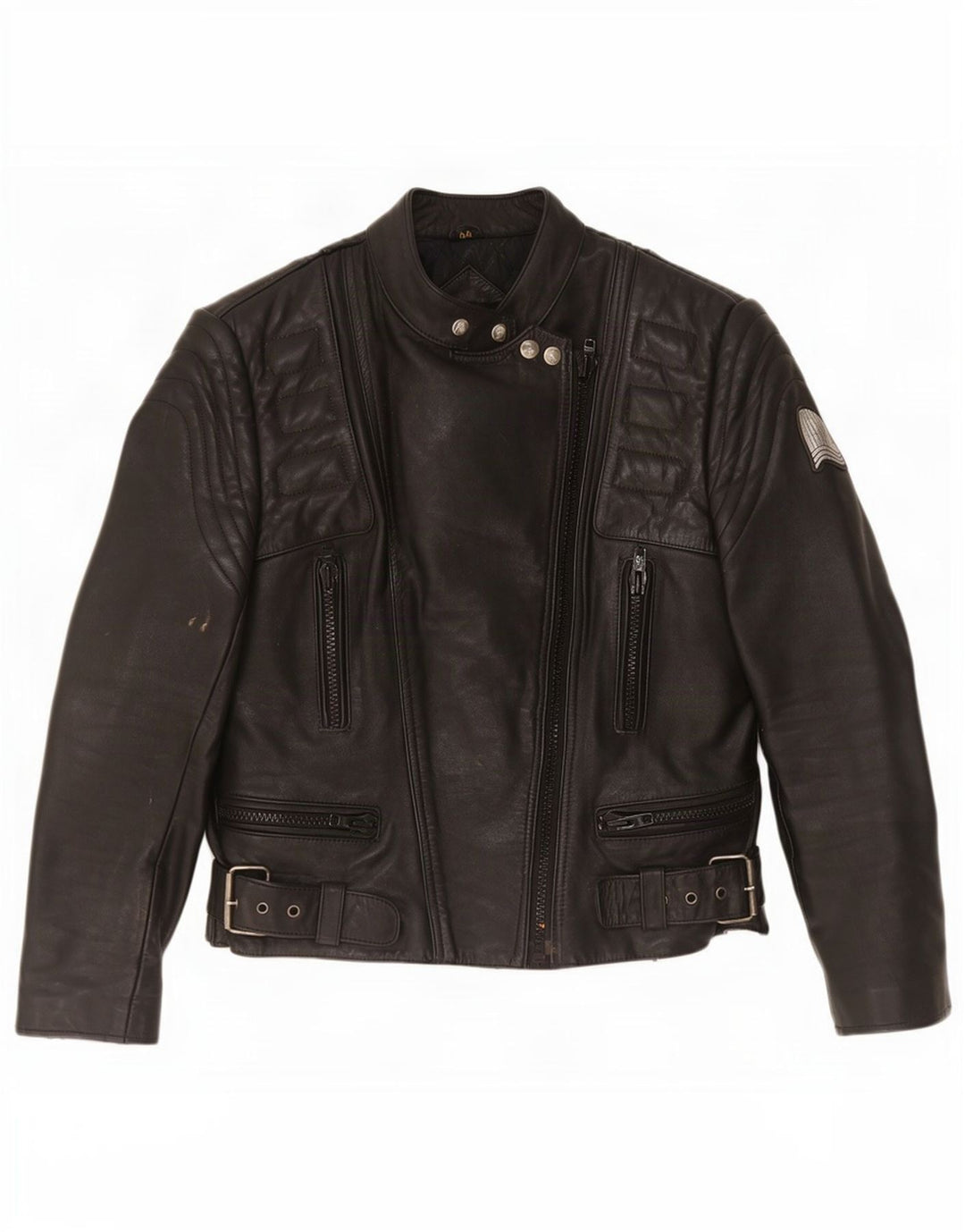 Krawehl Veste de motard en cuir pour femme IT 44 Noir moyen