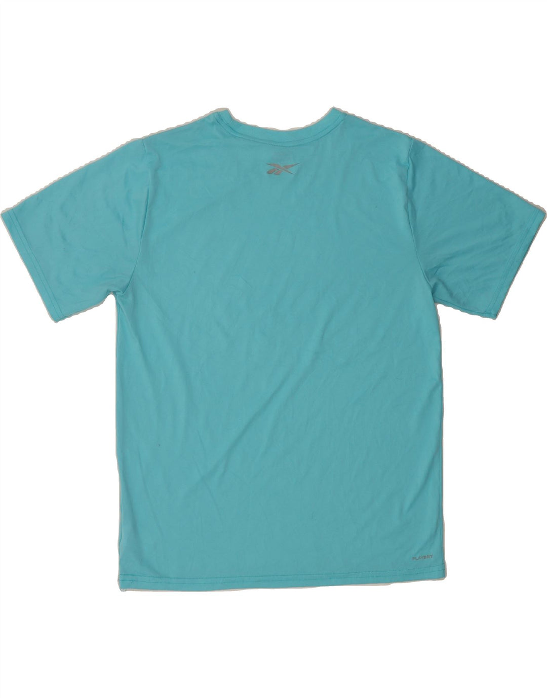 REEBOK Mens T-Shirt Top Medium Blue Polyester Vintage Reebok and Second-Hand Reebok from Messina Hembry 