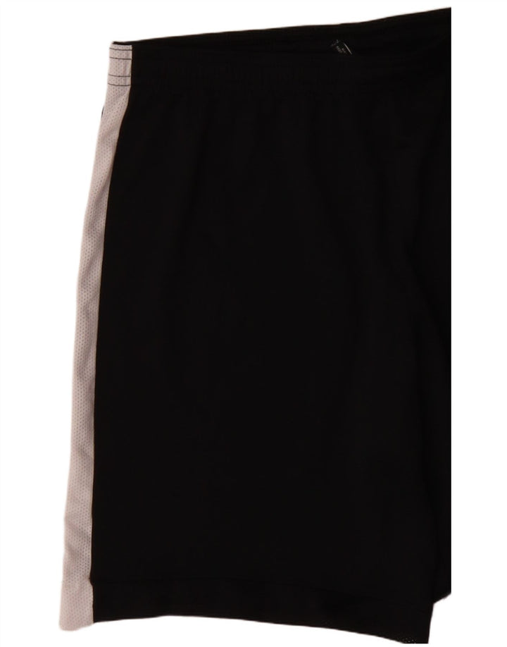 Nike Short de sport Dri Fit pour femme UK 14 Polyester color block noir moyen