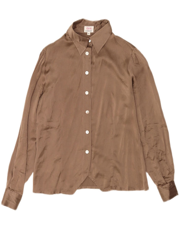 cherie Chemisier Femme IT 42 Soie Beige Moyen