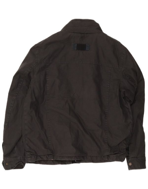 Fat Face Veste coupe-vent pour homme UK 38 Coton gris moyen