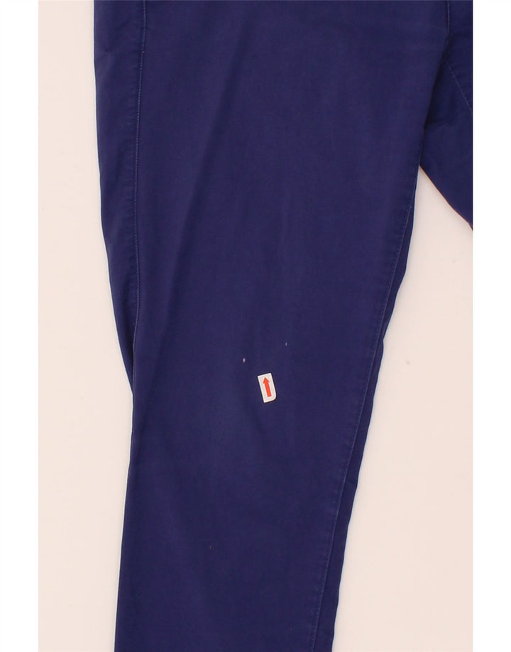 TIMBERLAND Womens Slim Casual Trousers W36 L27 Blue Vintage Timberland and Second-Hand Timberland from Messina Hembry 