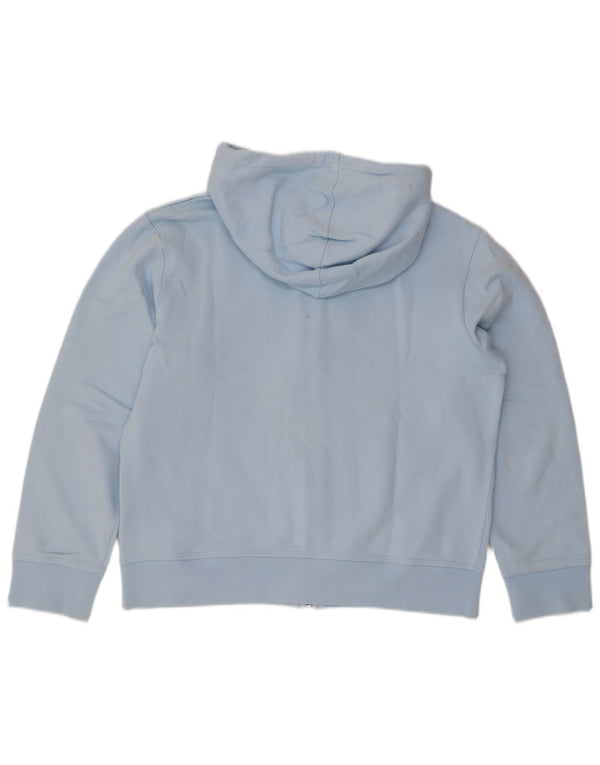 Lotto Pull à capuche zippé pour femme UK 18 XL Bleu Coton