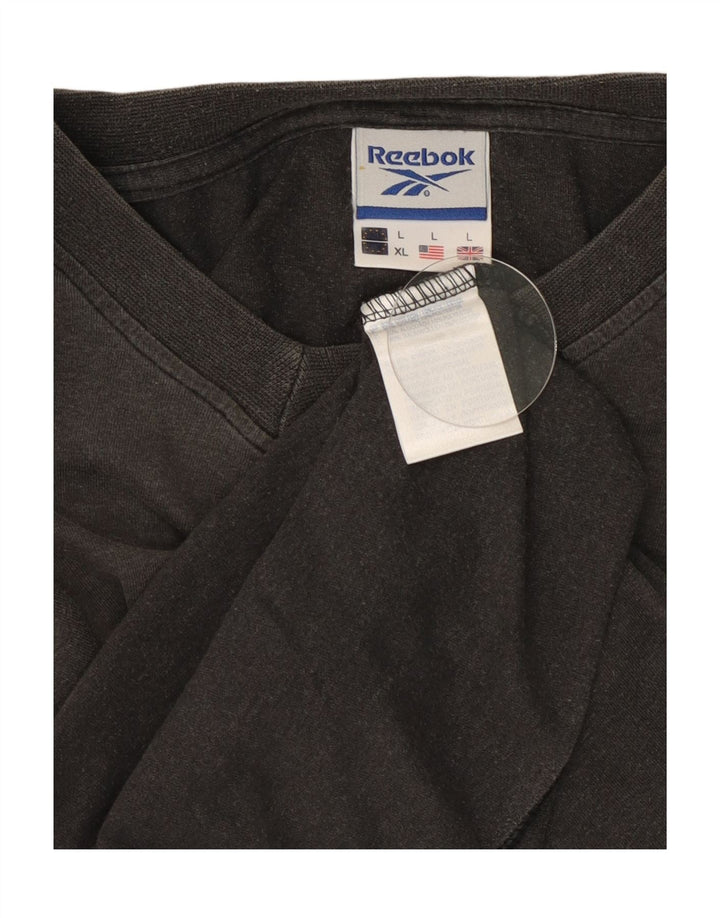 Reebok T-Shirt Homme Grand Gris Coton
