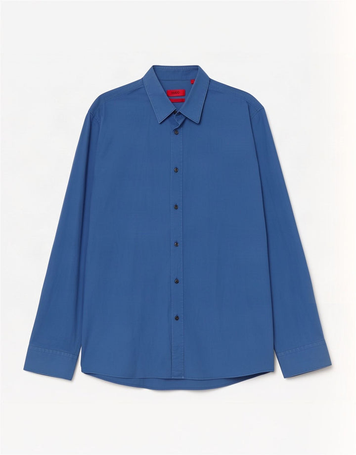Hugo Boss Chemise Slim Fit pour hommes, grand bleu