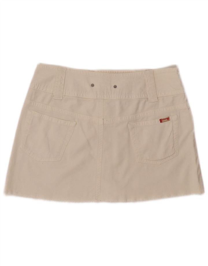 Guess Mini-jupe en jean pour femme Medium W32 Blanc