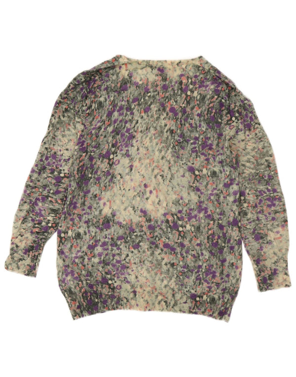 J. CREW Cardigan pour femme UK 12 Medium Multicolore à pois