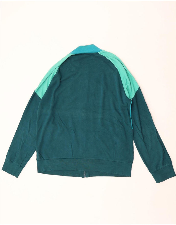 Dkny Veste de survêtement pour homme en coton color block vert moyen
