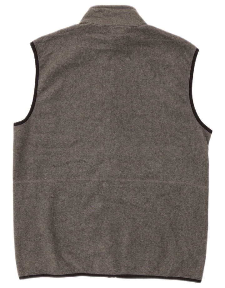 IZOD Gilet Polaire Homme UK 38 Gris Moyen Polyester