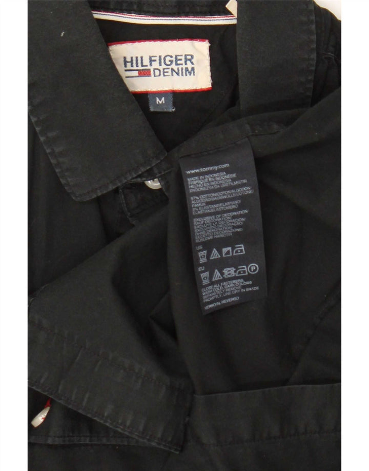 Tommy Hilfiger Chemise Slim Fit Homme Noir Moyen Coton Classique