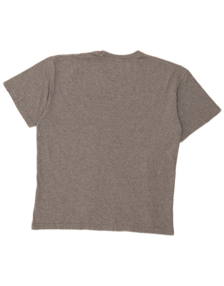 CAT T-Shirt Graphique Homme Top XL Gris Coton