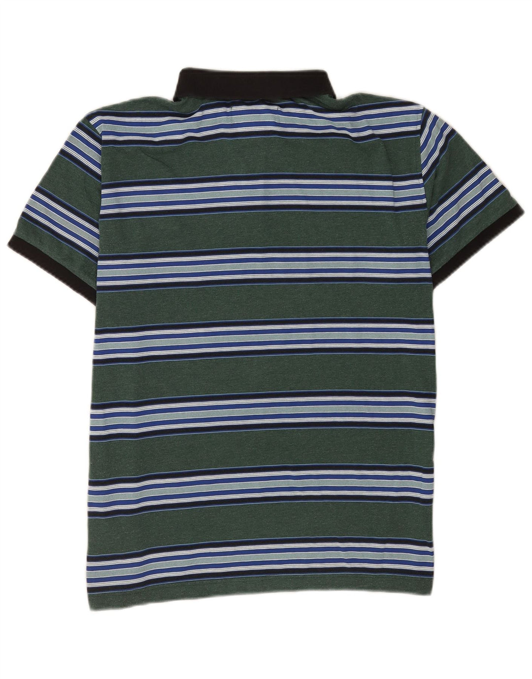 Penguin Polo à Manches Courtes Homme Coupe Regular Rayé Vert Moyen