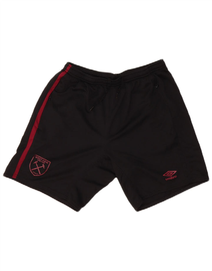 UMBRO Short de Sport West Ham United F.C Homme Noir Moyen Polyester