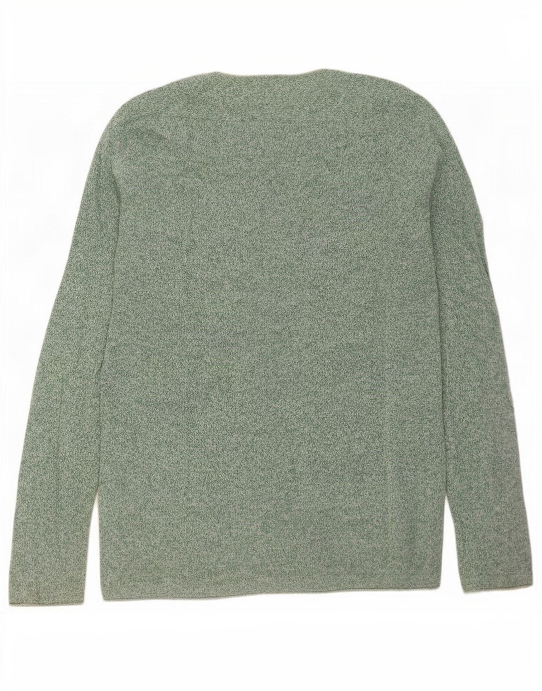 Zara Pull col bateau pour homme, grand, vert moucheté