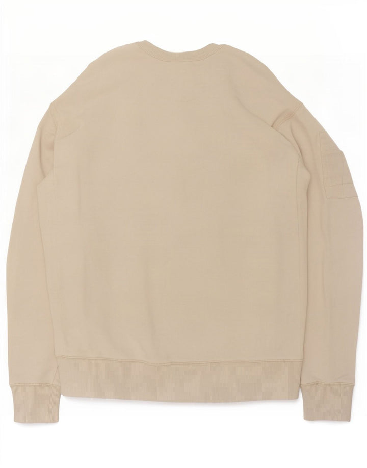 Calvin Klein Jeans Sweat-shirt pour homme en coton beige Small