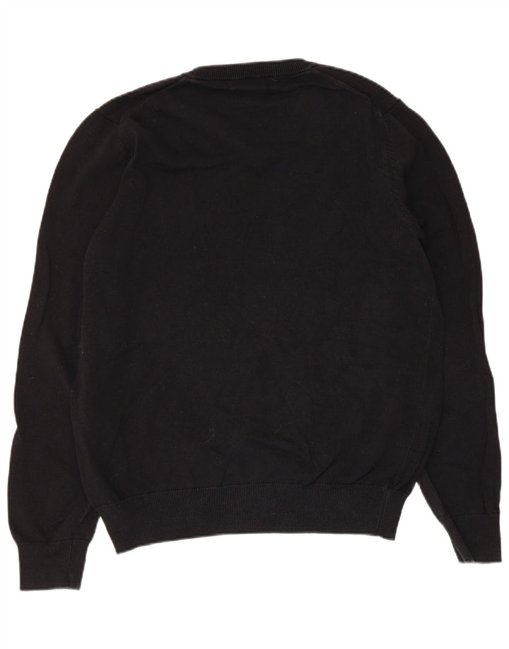 Marks & Spencer Pull col V Homme Noir Moyen Coton