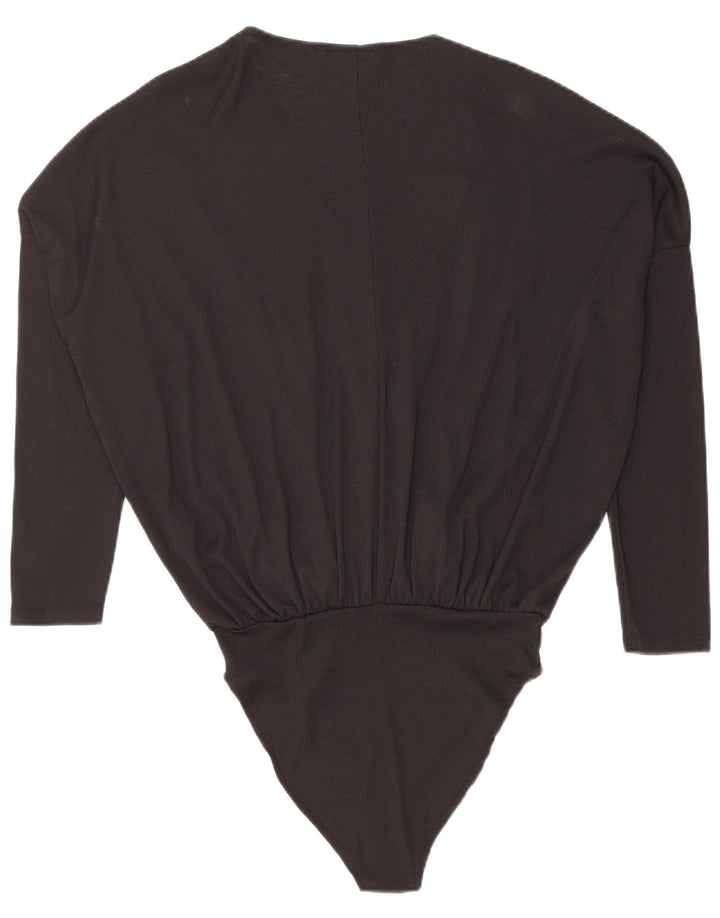 Zara Body surdimensionné pour femme UK 10 petit coton noir