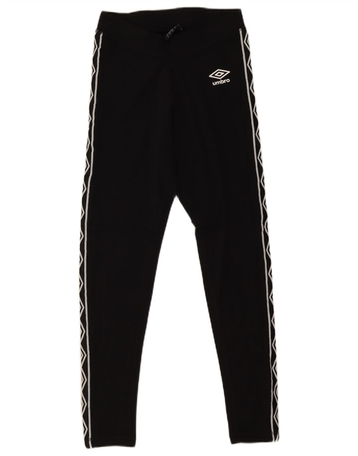 Umbro Leggings graphiques pour femmes UK 10 petit coton noir