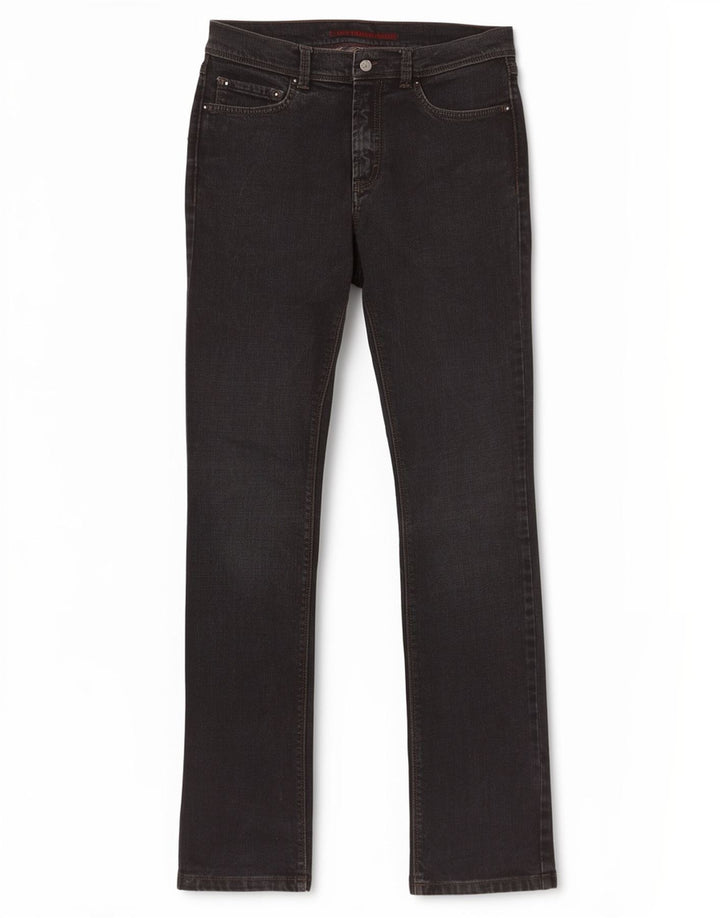 Trussardi Jean Droit W29 L32 Gris Coton Homme