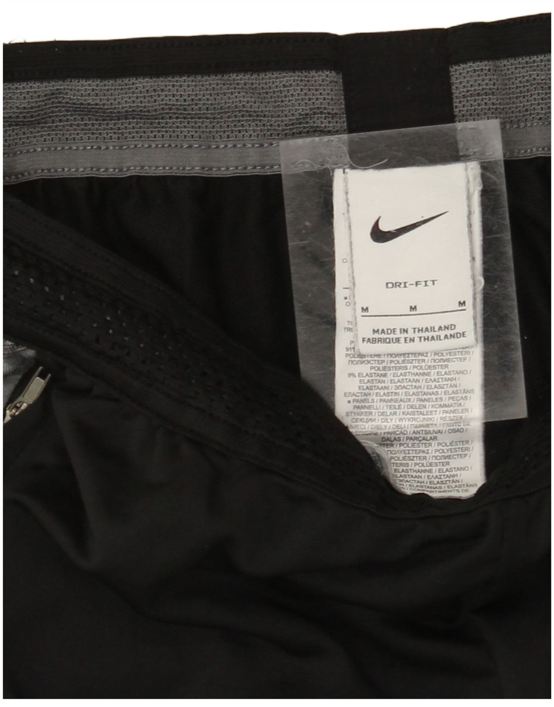 NIKE Pantalon de survêtement Dri Fit pour homme en polyester color block noir moyen