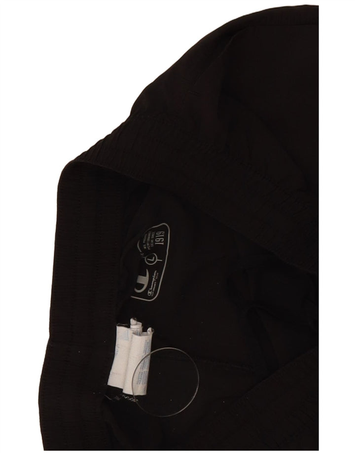 Champion Short de sport pour homme Large Noir Polyester