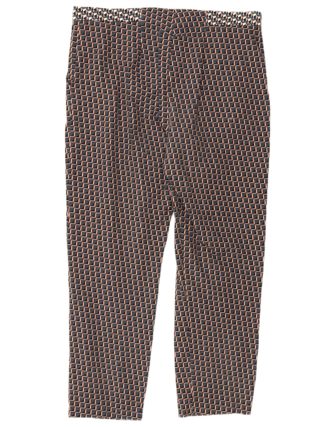 Topshop Pantalon court pour femme UK 12 Medium W32 L25 Multicolore