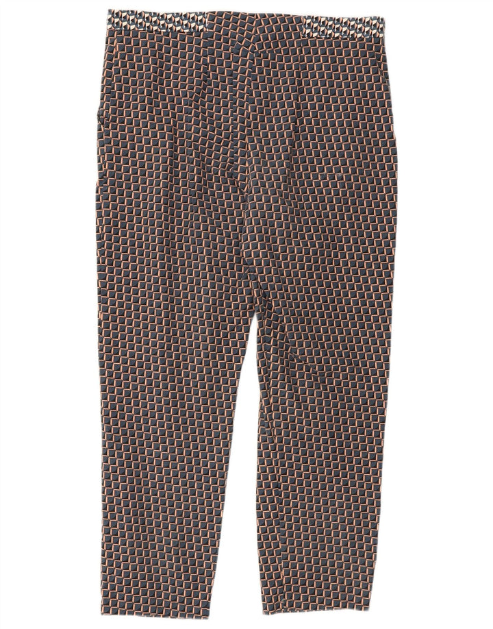 Topshop Pantalon court pour femme UK 12 Medium W32 L25 Multicolore