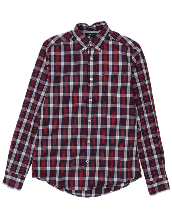Tommy Hilfiger Chemise Homme XS Bleu Marine Carreaux