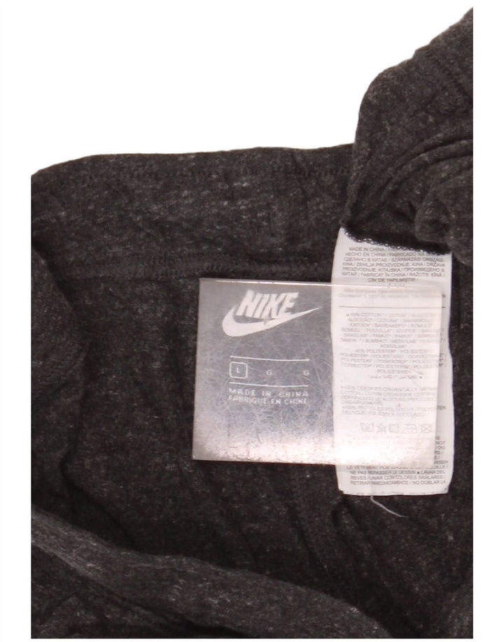 NIKE Short de sport pour femme UK 16 Large Gris Coton