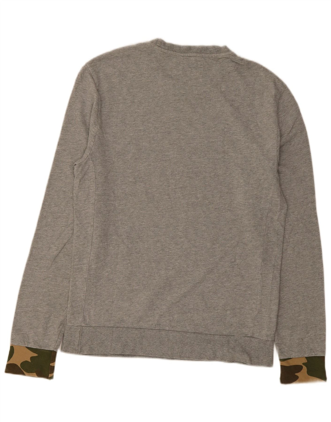 Penguin Sweat-Shirt Homme Gris Moyen Moucheté Coton