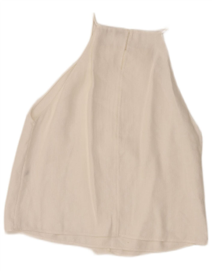 Massimo Dutti Haut dos nu pour femme UK 6 XS Blanc