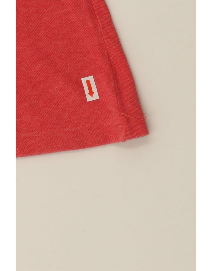 LACOSTE Womens Polo Shirt Size 36 Small Red Vintage Lacoste and Second-Hand Lacoste from Messina Hembry 