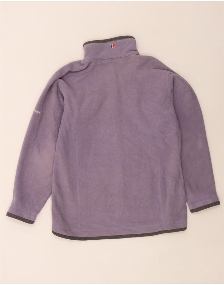 Berghaus Veste Polaire Femme UK 12 Violet Moyen Polyester Colorblock