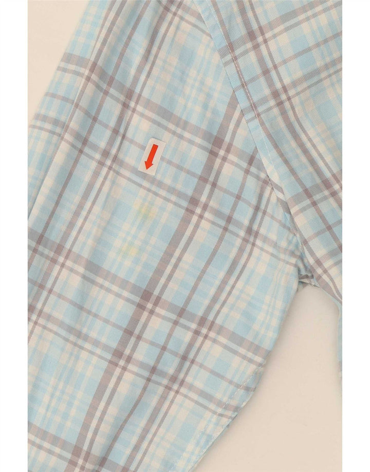 Gant Chemise Homme Taille 36/38 15 1/2 Carreaux Bleu Moyen