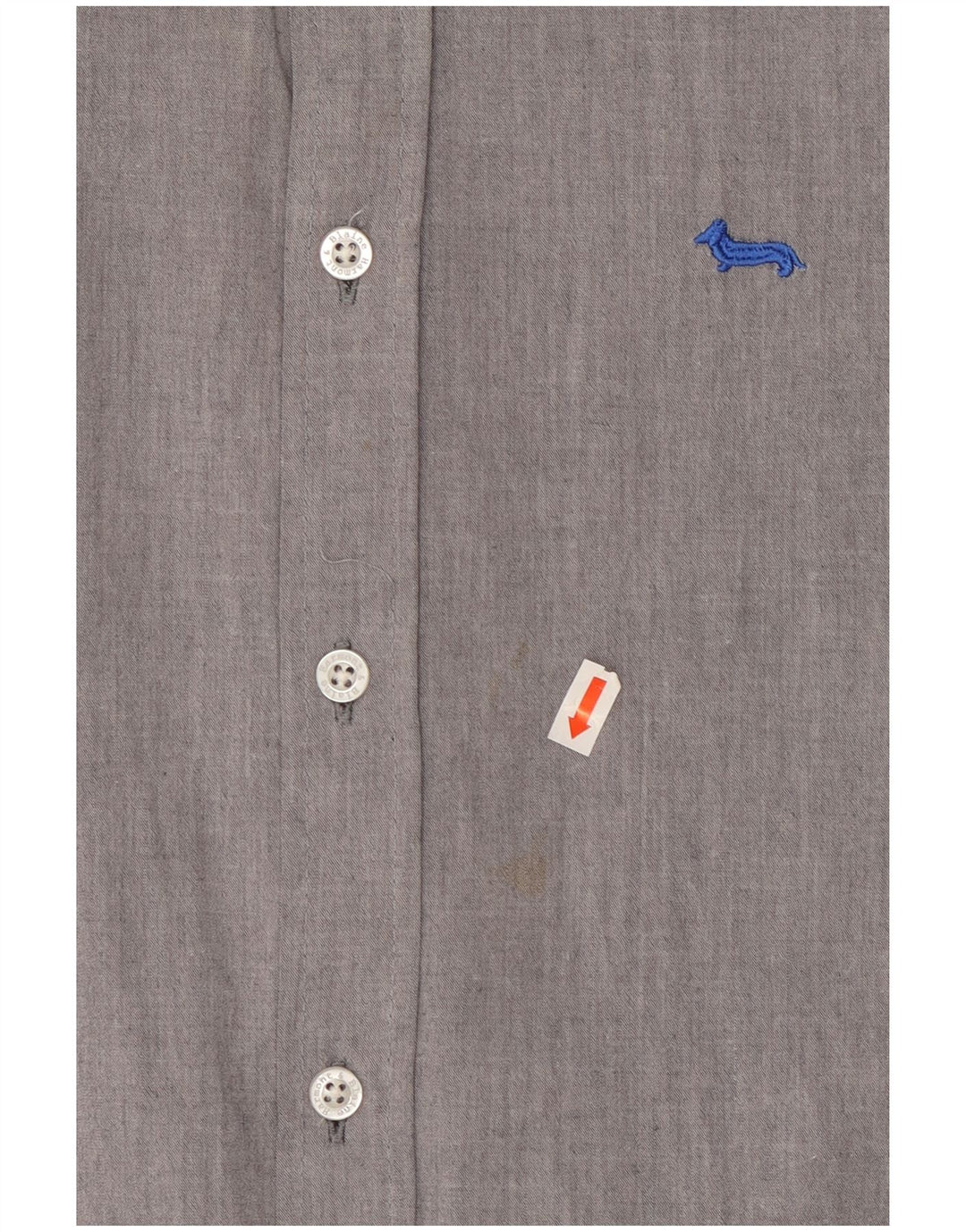 HARMONT & BLAINE Chemise Slim Fit Homme Petit Gris Coton