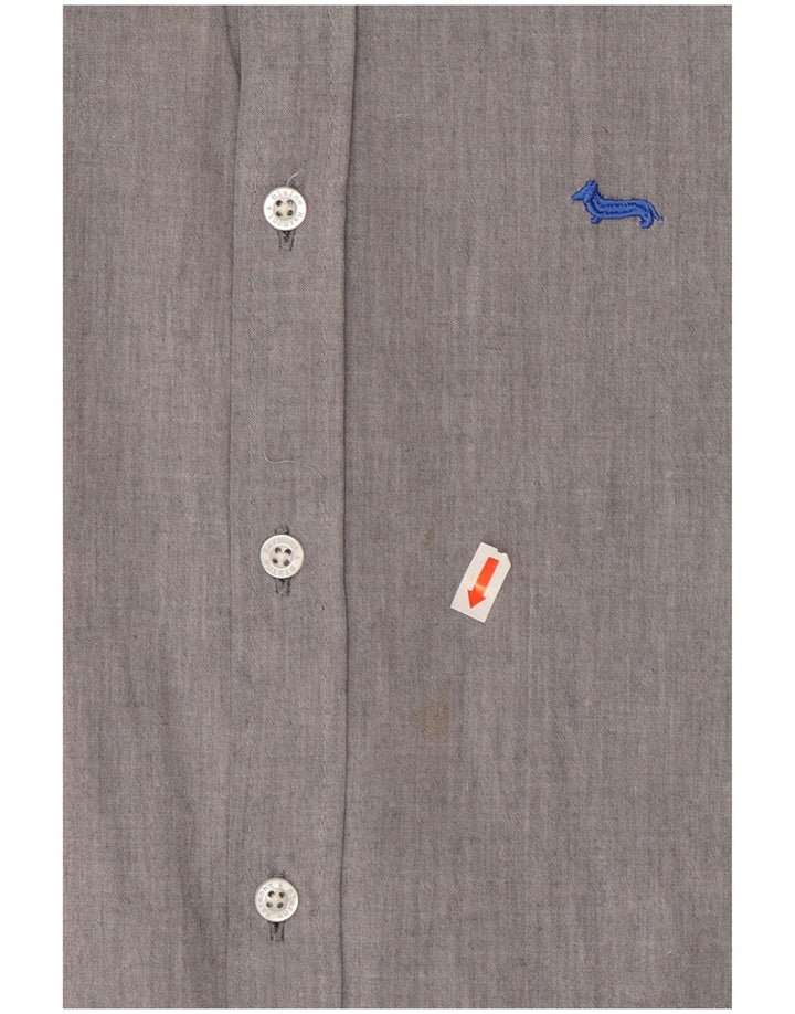 HARMONT & BLAINE Chemise Slim Fit Homme Petit Gris Coton