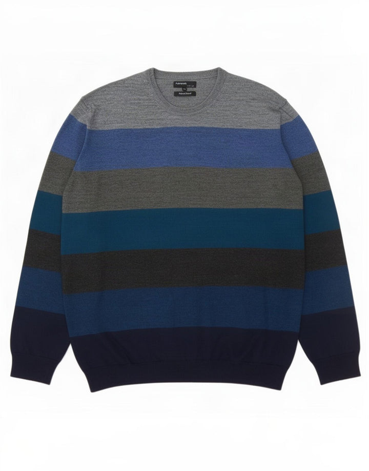 Marks & Spencer Pull à col rond autographe pour homme 2XL Multicolore