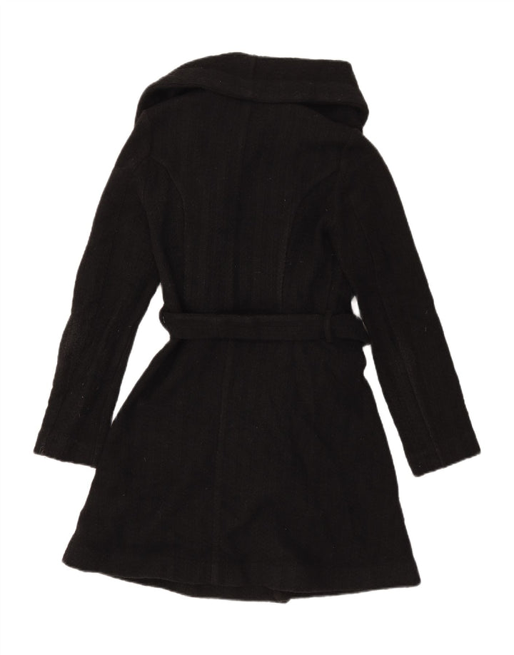 Oasis Manteau Femme UK 6 XS Laine Noire
