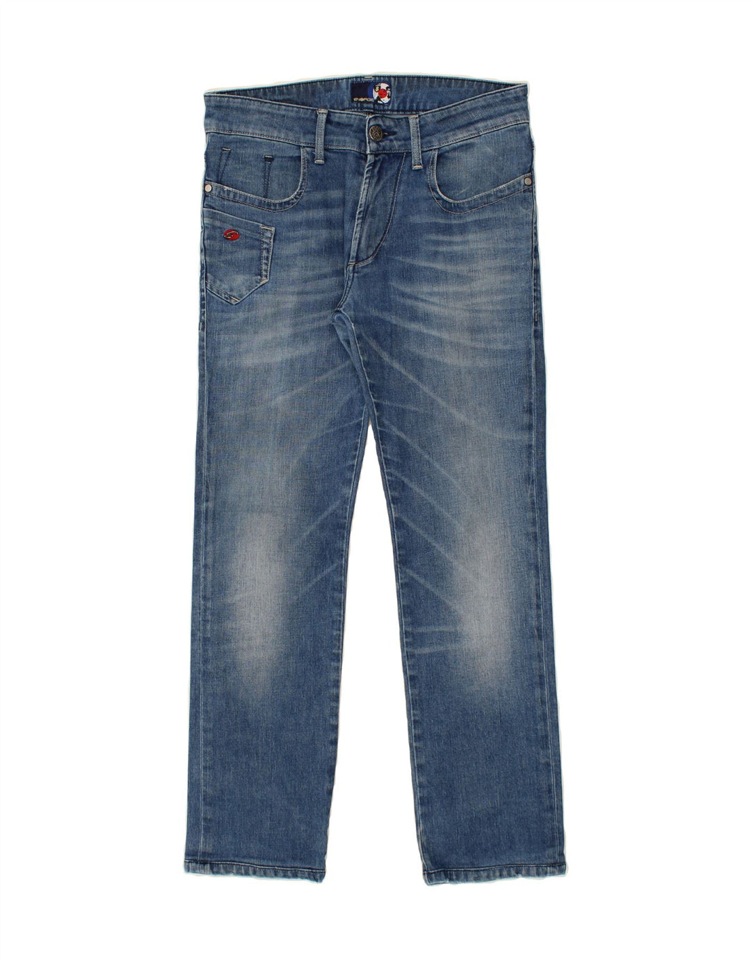 ENERGIE Womens Straight Jeans W34 L29 Blue Cotton Vintage Energie and Second-Hand Energie from Messina Hembry 