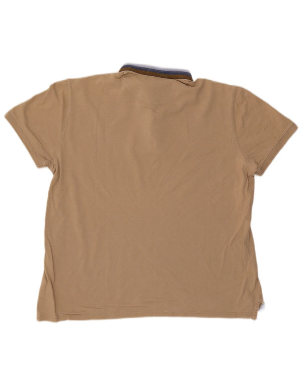 Massimo Dutti Polo coupe décontractée pour homme, grand beige