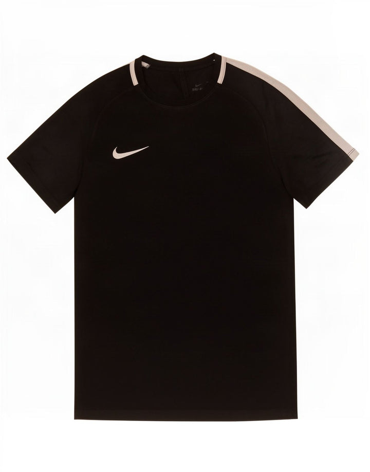 Nike Hommes Dri Fit T-Shirt Haut Noir Colorblock Polyester