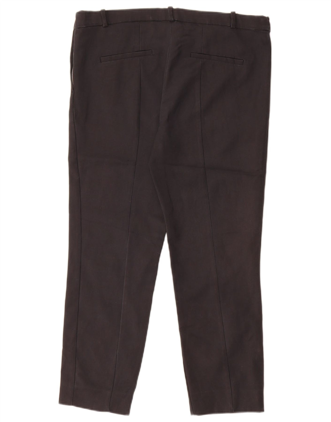 Zara Pantalon court slim pour femme Large W34 L24 Noir