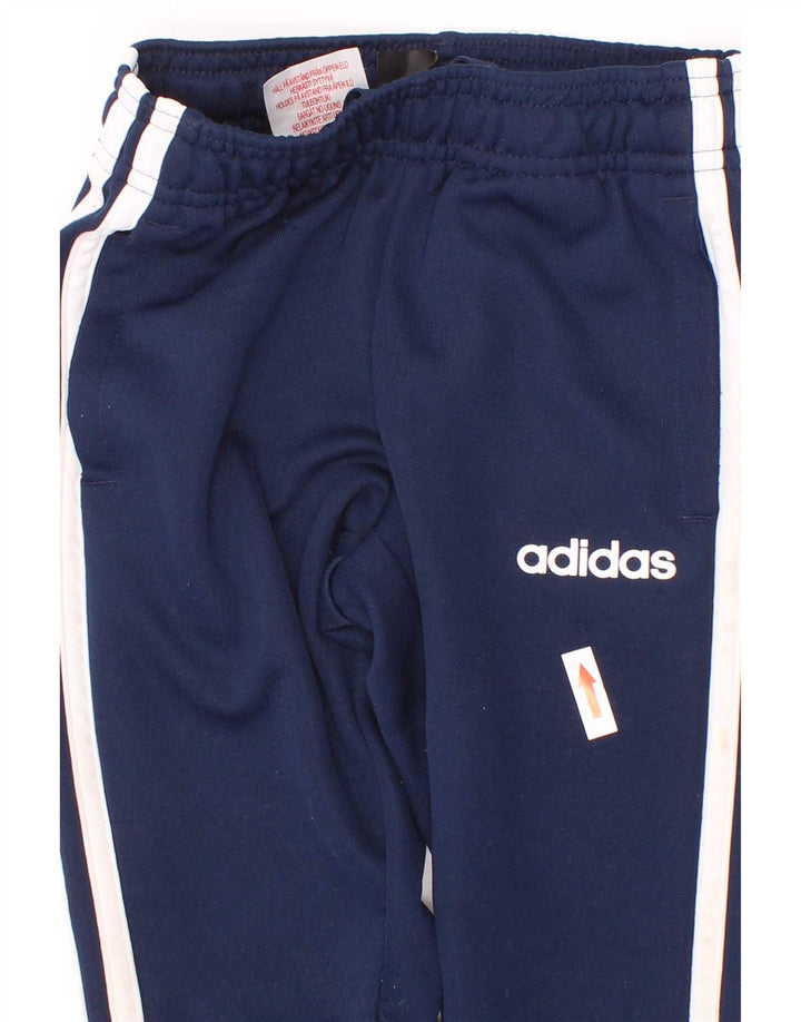 Pantalon de survêtement Adidas Climalite garçon 3-4 ans bleu marine polyester