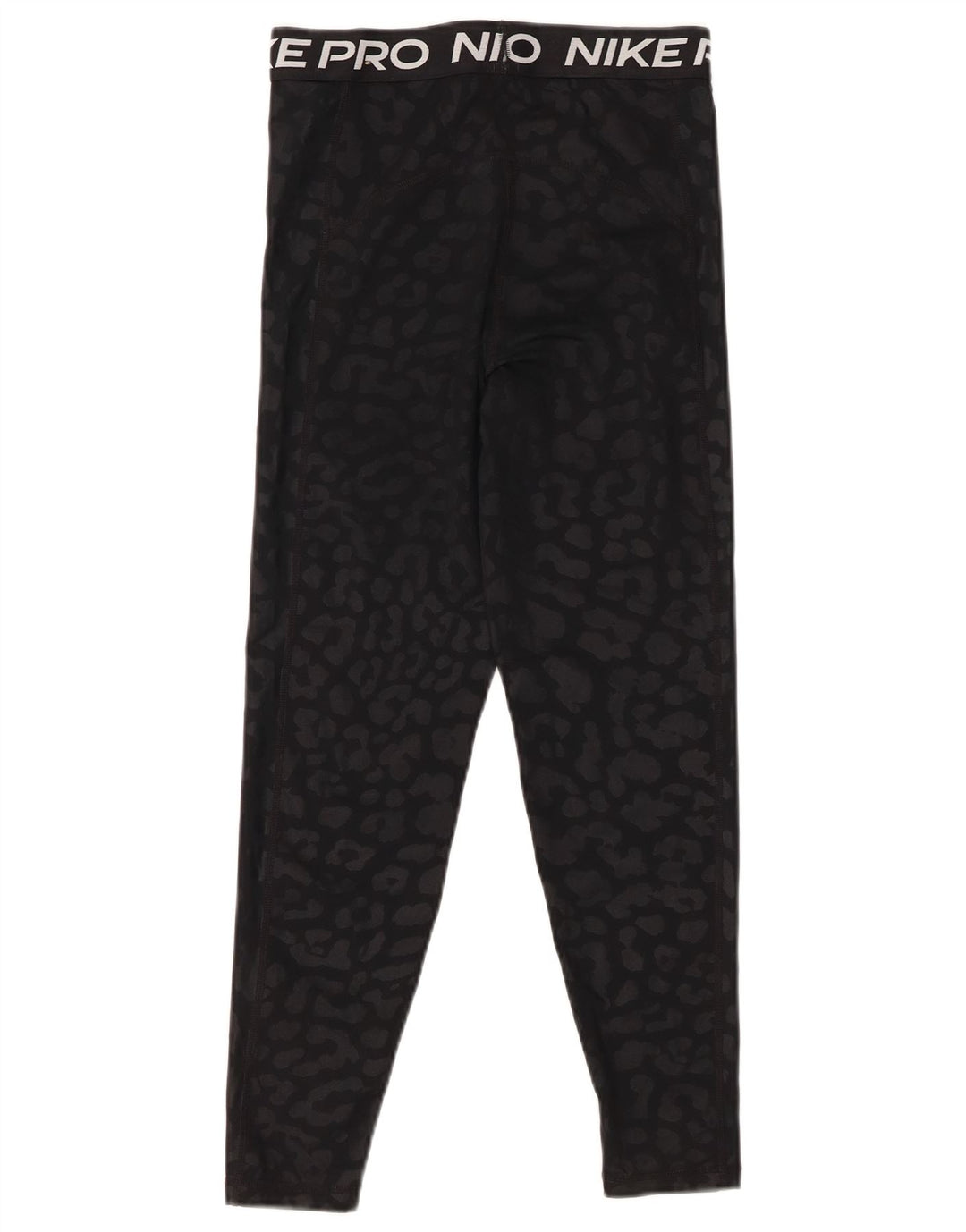 Nike Legging Capri Graphique Femme UK 8 Petit Noir Imprimé Animal Polyester