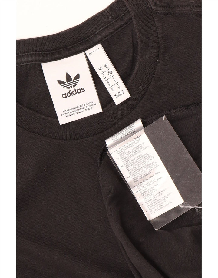 Adidas T-Shirt Homme Haut Petit Coton Noir