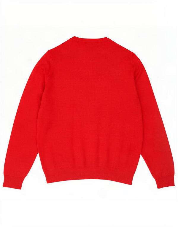 Marks & Spencer Pull Cardigan Femme UK 22 3XL Rouge Viscose
