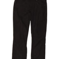 Armani Femme Pantalon Droit Décontracté W28 L24 Noir Polyamide