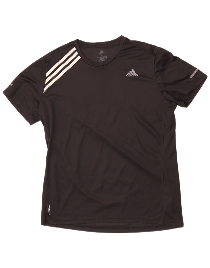 Adidas Hommes Aeroready T-Shirt Haut Grand Noir Polyester